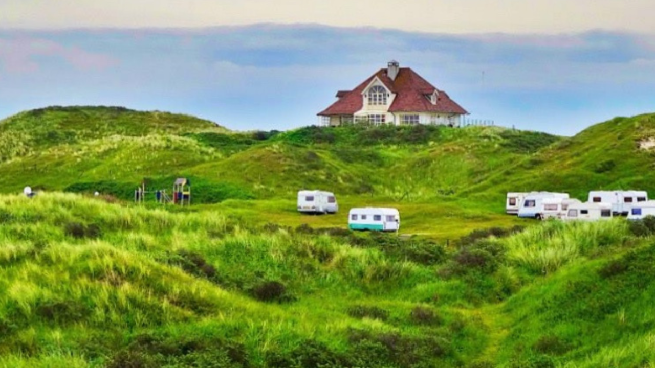 panorama desa texel di belanda