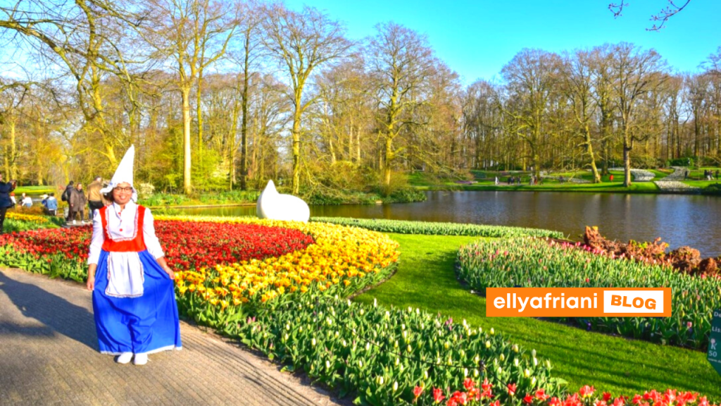 taman bunga tulip keukenhof belanda