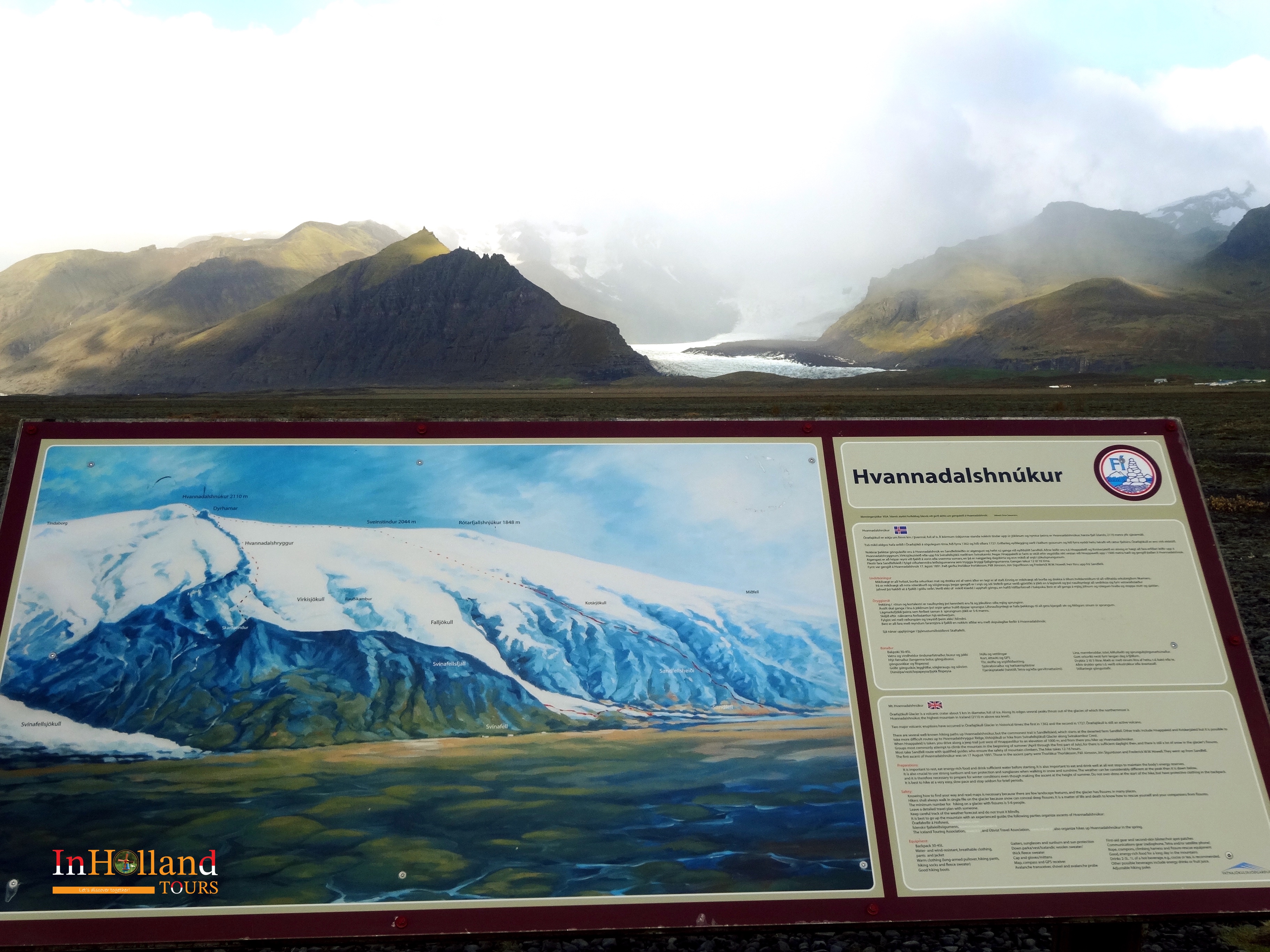 puncak gunung di islandia