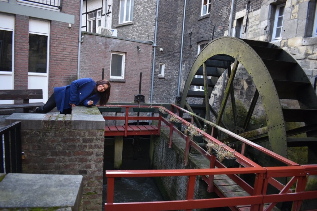 Kincir Belanda di kota Maastricht 