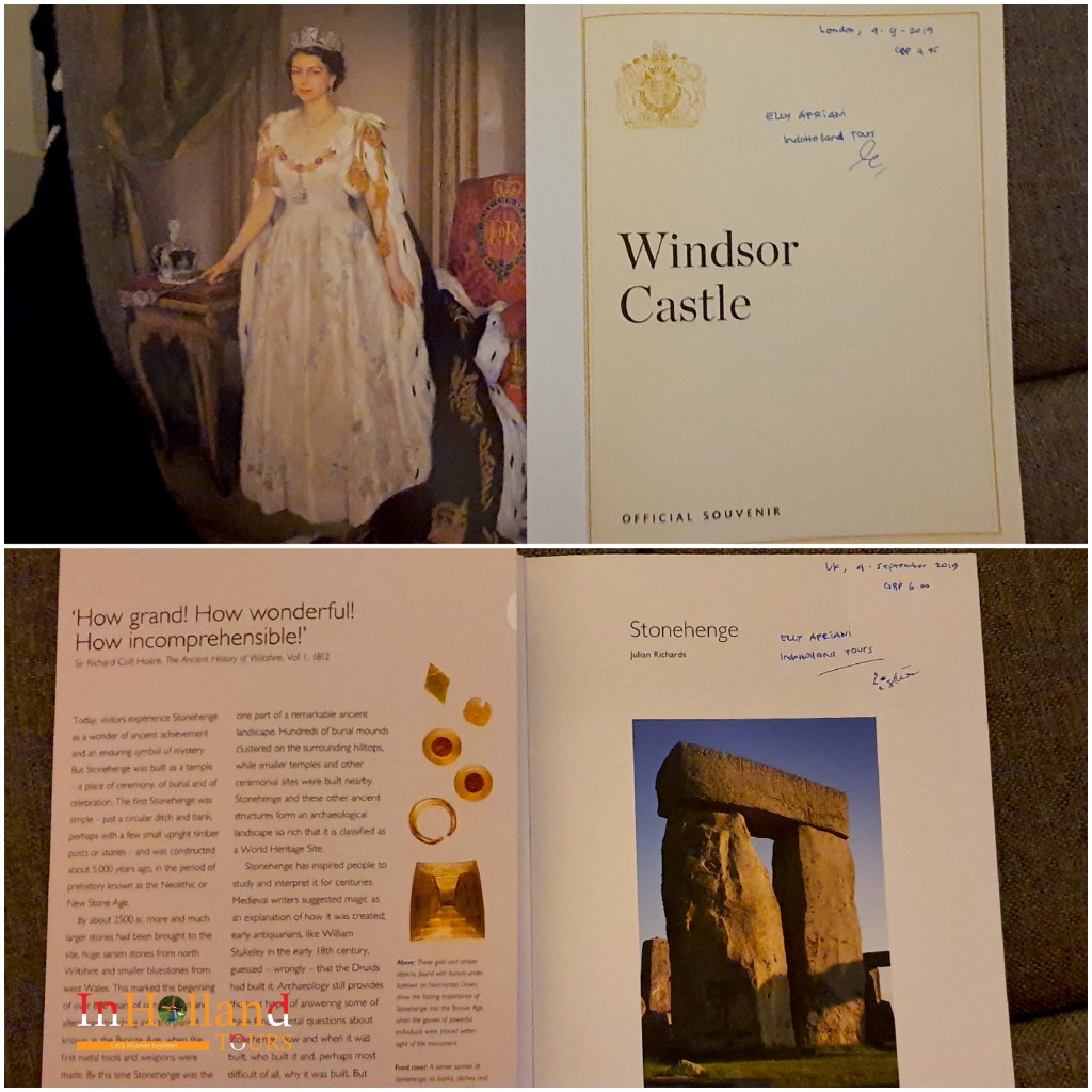 Suvenir buku, dari Inggris