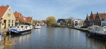 Makkum village Friesland, The Netherlands