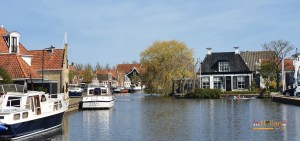 Makkum village Friesland, The Netherlands