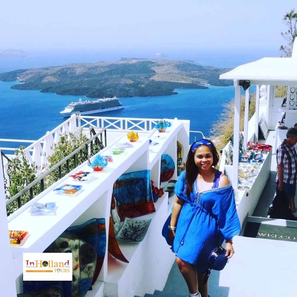 Pulau kece badai di Santorini