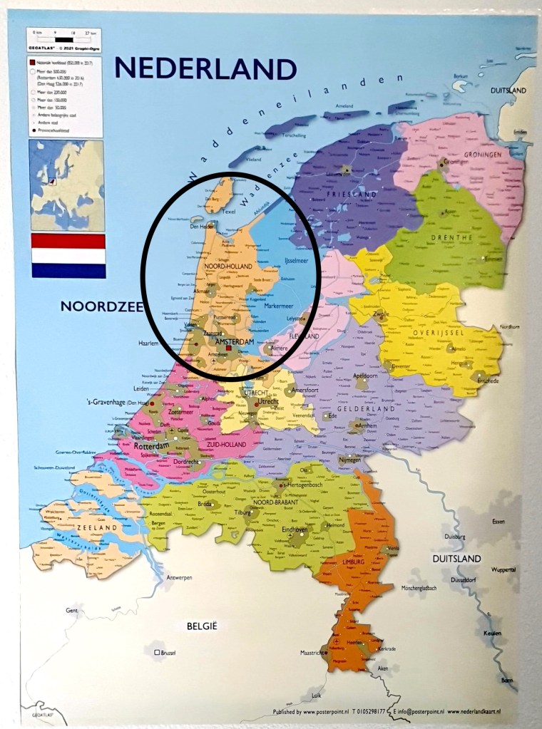 peta amsterdam noord-holland