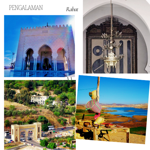 Elly Afriani saat mengunjungi istana kerajaan di Rabat Maroko panduan muslimah traveler